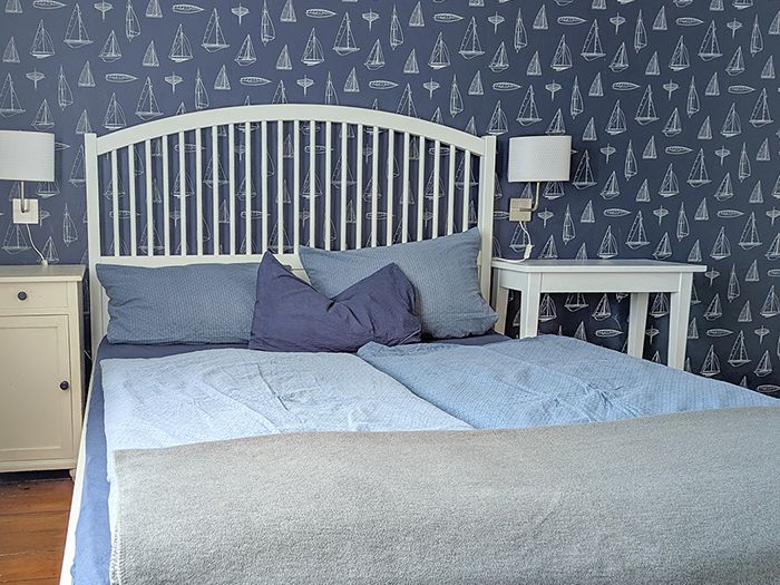 Doppelzimmer mit Dusche und WC im Haus Spinnrad